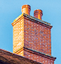 chimney on top of house