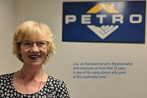 Petro employee donates to United Way